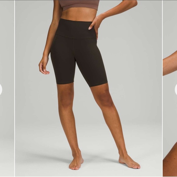 Lululemon Align High-Rise Short 8" Dark Olive 
Size 2 29 - Picture 2 of 6